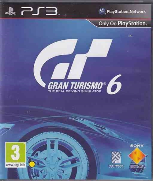 Gran Turismo 6 - PS3 (B Grade) (Genbrug)